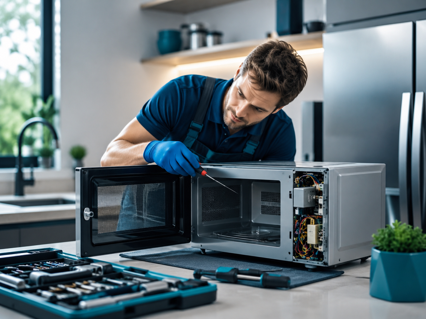 Microwave oven service and heating issue diagnosis in Chennai